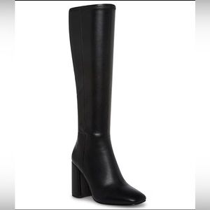 Steve Madden Liza knee high boots, size 7, black